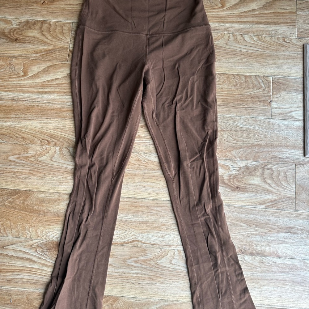 Lululemon Brown Flare Leggings